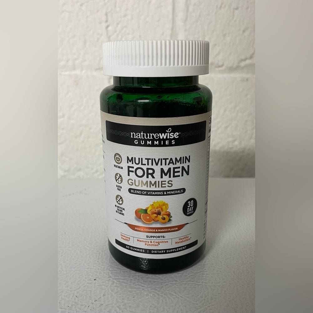 Naturewise Multivitamin for Men Gummies Peach Mango 60